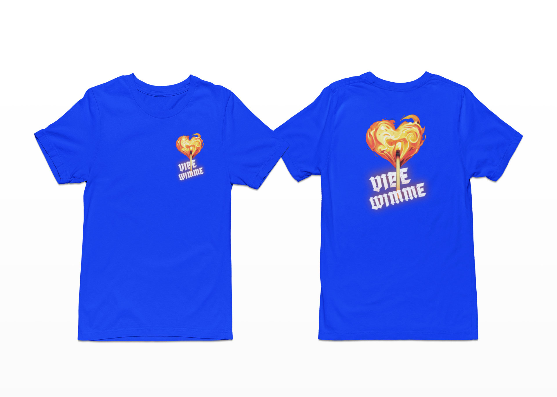 Fire Heart Vibe Wimme T-Shirt